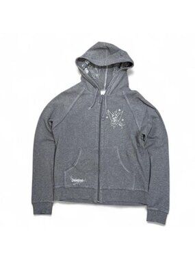 Y2K Disney Tinker Bell Embroidered Zip Up Hoodie